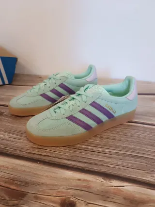 Adidas Gazelle Morado y Turquesa