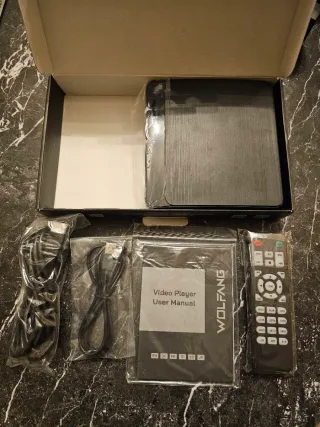 Lettore CD Wolfang nero/grigio