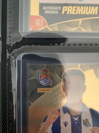 Lote 2 cromos Adrenalyn XL autógrafos originales