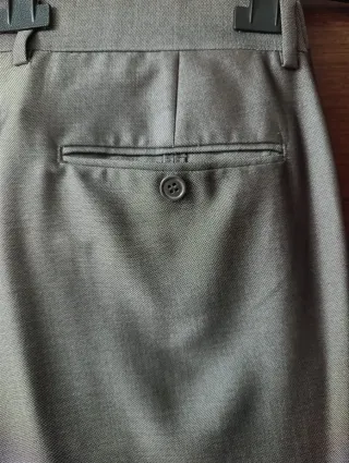 Pantalón de traje gris