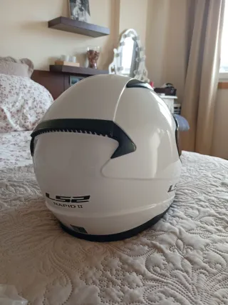 Casco de moto LS2 blanco