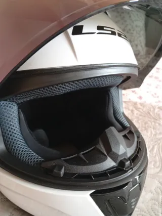 Casco de moto LS2 blanco