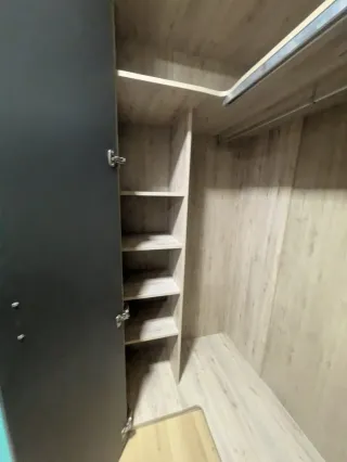 Armario ropero madera y metal