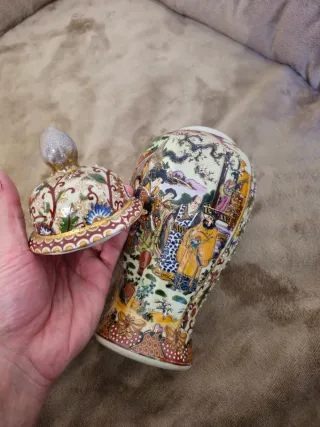 Vaso Royal Satsuma Porcellana Decorato