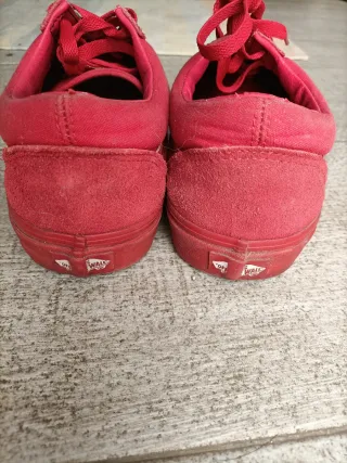 Zapatillas Vans Rojas 43