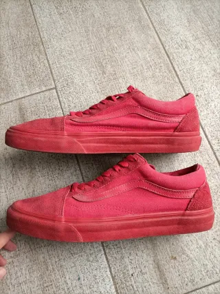 Zapatillas Vans Rojas 43