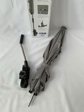 Sombrilla Carrito Reer ShineSafe Gris NUEVA!