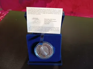 Moneda 10 Euros Plata Carlos V Emperador Proof