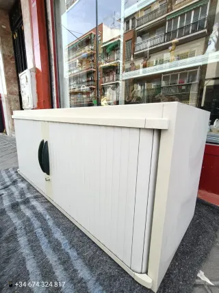 Armario Metálico Bajo Beige