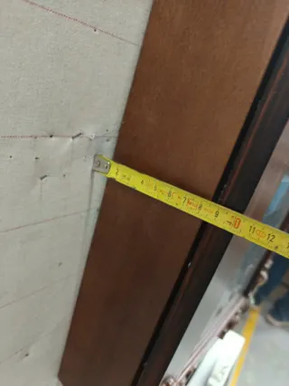 Vetrina espositore in noce