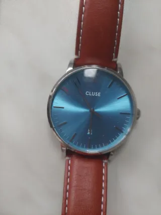 Orologio da polso con cinturino rosso