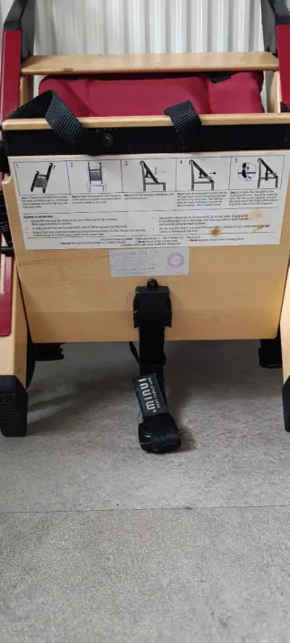 Trona de viaje plegable