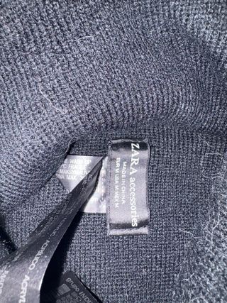 Gorro Zara Negro con Orejas