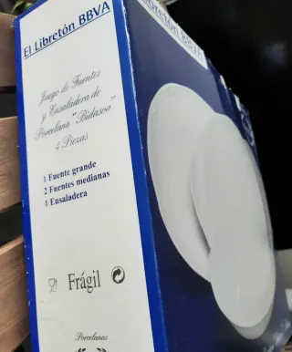 Juego Fuentes y Ensaladera Porcelana Bidasoa