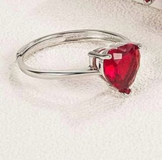 Parure Argento Completa Cuore Rosso argento 925