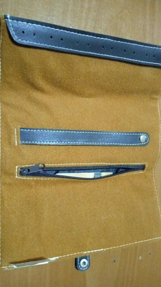 Estuche organizador piel ante