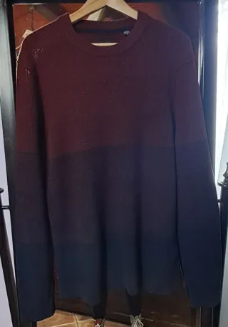 Jersey Only & Sons hombre burdeos/marino