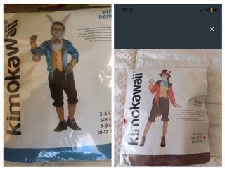 Disfraz Conejo Busy Rabbit  mujer Talla M Niño 7-9