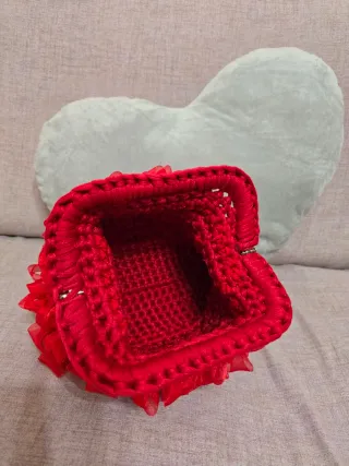 Borsa Clutch VALENTINE Rossa