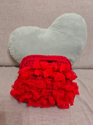 Borsa Clutch VALENTINE Rossa