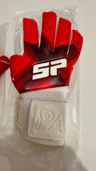 Guantes de portero SP Rojos niño. Talla 5