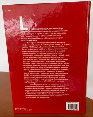 La sociedad española 1993-94