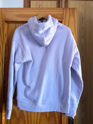 Sudadera Morada Básica Pull and Bear