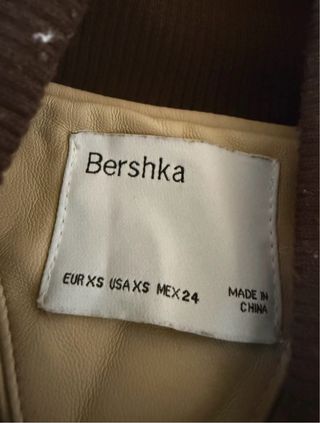 Giacca Bershka marrone e beige