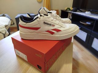 Reebok Club C Revenge Blancas Rojas