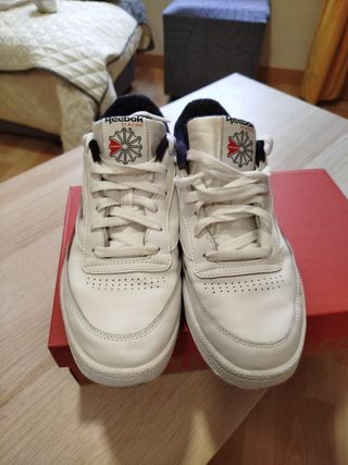 Reebok Club C Revenge Blancas Rojas