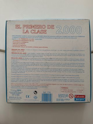 Juego El primero de la clase