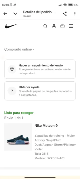 Zapatillas Nike Metcon 9 Mujer Azul/Rosa