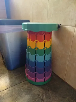 Taburete Plegable Multicolor