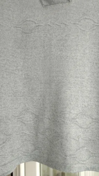 Jersey gris cuello esmoquin talla XL