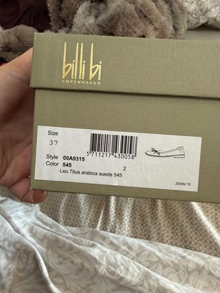 Bailarinas Billi Bi Marrones talla 37