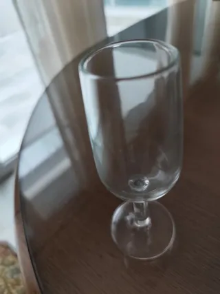 Cinco catavinos de cristal