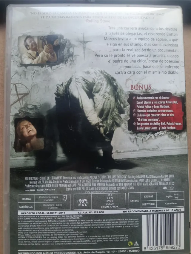 Lote 3 Películas Terror DVD