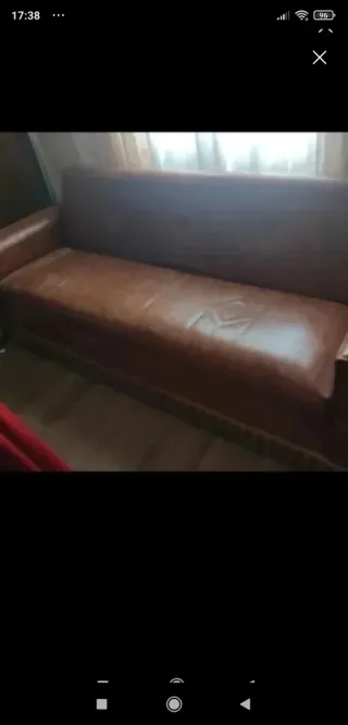 Sofá cama piel click clack