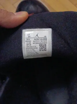 Zapatillas Jordan Talla 40 venta en persona