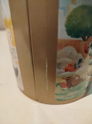 Caja antigua hojalata El Gorriaga