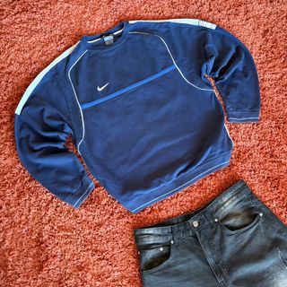 Maglietta Nike Vintage Blu Marina