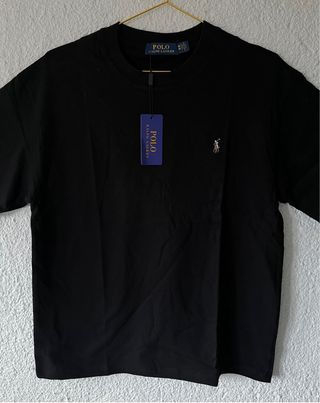 Polo Ralph Lauren Camiseta Negra Mujer