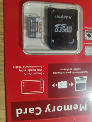 Tarjeta Micro SD Lenovo con Adaptador