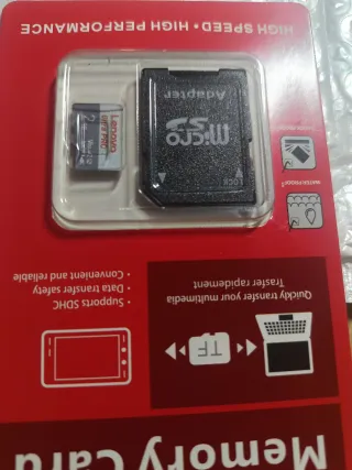 Tarjeta Micro SD Lenovo con Adaptador