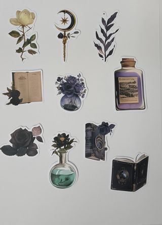 Pegatinas Góticas Vintage 12 Piezas