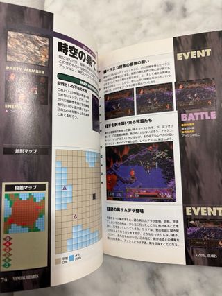 Guide Vandal Hearts 1 PS1 JP