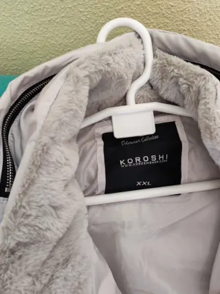 Chaqueta Koroshi Invierno Blanco Crudo