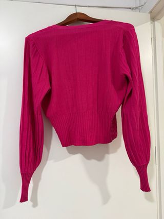Chika cárdigan rosa talla única