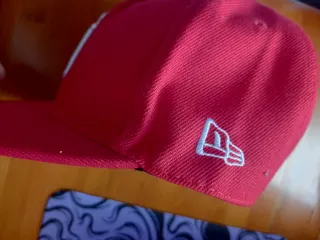 Gorra Plana New York Yankees Roja