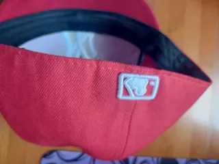 Gorra Plana New York Yankees Roja